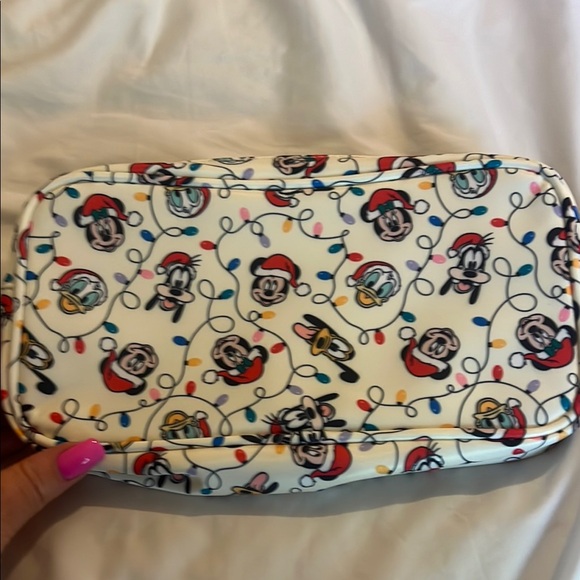 Stoney Clover Lane White and Red Cosmetic Bag - Picture 1 of 2